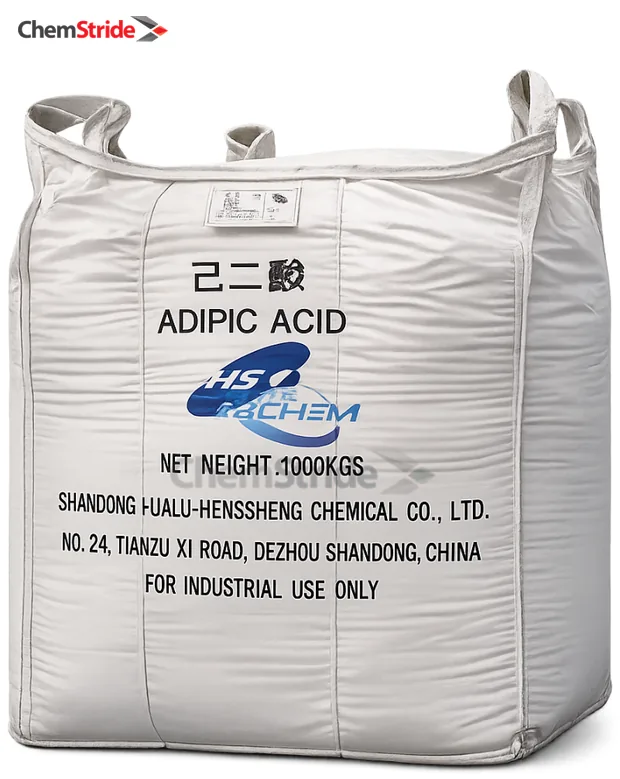 Adipic Acid Hualu packaging as supplied by ChemStride