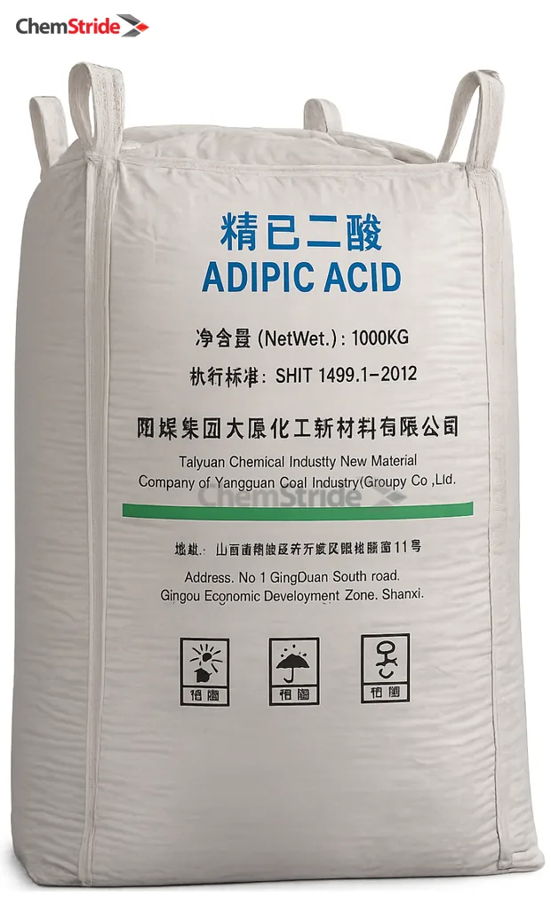 Adipic Acid Yangmei packaging as supplied by ChemStride