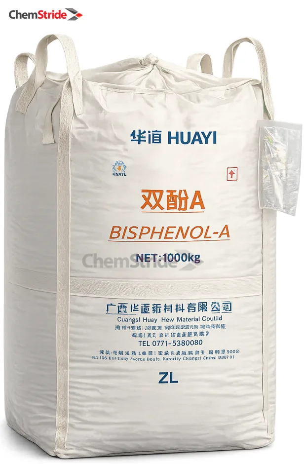 Bisphenol A (BPA) Huayi packaging as supplied by ChemStride