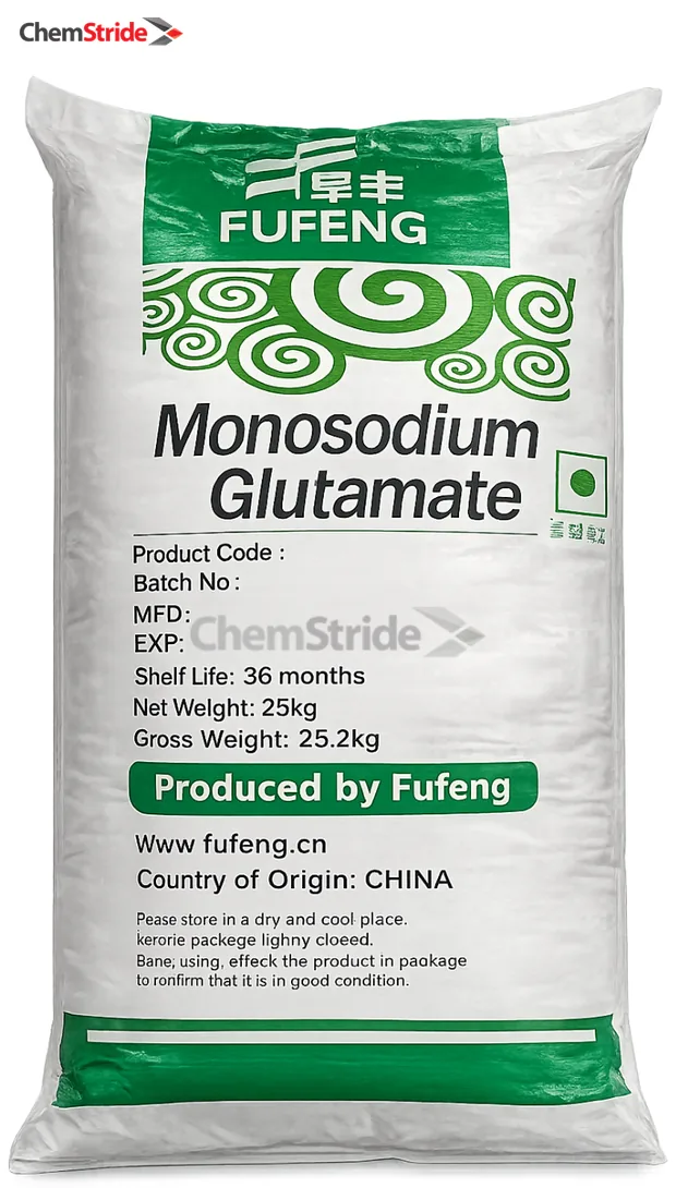MSG Fufeng packaging as supplied by ChemStride