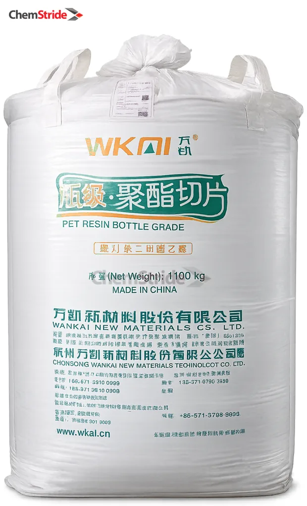 PET Resin Wankai packaging as supplied by ChemStride