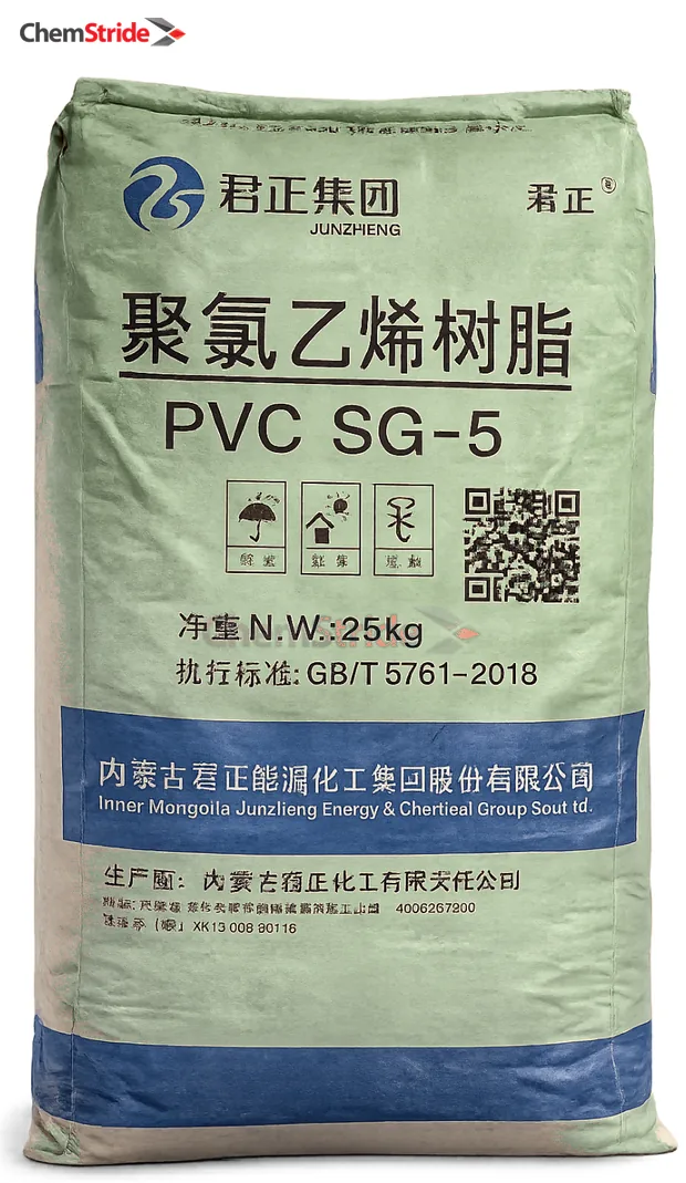 PVC Junzheng packaging as supplied by ChemStride