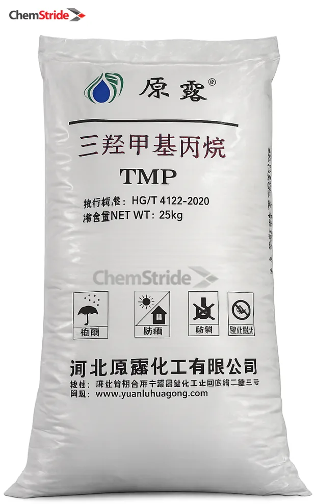 Trimethylolpropane (TMP) Yuanlu packaging as supplied by ChemStride